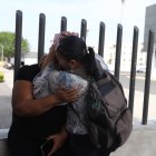 Fuere del Laoratorio de Criminalística de Guayaquil se vivieron escenas de dolor