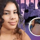 Letty Castillo lloraba desconsolada al relatar la cruel forma en que fue asesinada su nieta Niurka Álvarez. Sus familiares le brinda apoyo.