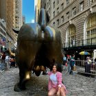 Conny Garcés visitó los lugares turísticos en Nueva York.