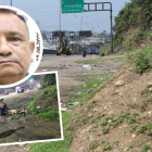 El cuerpo de Marcos Elías León Maruri fue encontrado la madrugada de ayer en el kilómetro 23 de la vía Perimetral.