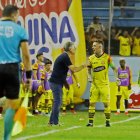 Ariel Holan y Damián Díaz hablando de como llevar a Barcelona a lo más alto.