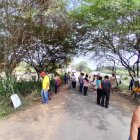 Los comuneros de Olón siguieron vigilantes este miércoles 8 de mayo.