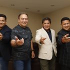 Freddy Rivadeneira, Andrés García, Augusto Galarza y Amado Terán, son Los Caballeros del Amor.