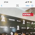 Andreína Bravo no podía caminar en la alfombra roja de los Premios Disco Rojo por los reporteros.