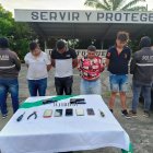 Los detenidos fueron puestos a órdenes de las autoridades competentes.