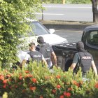 La operación policial tuvo lugar en un predio de la vía a la costa.