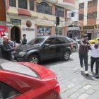 El detenido fue llevado hasta Dinased Chimborazo.