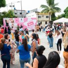 Las madres celebraron su día bailando y compartiendo junto a sus hijos.