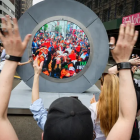 El portal que conecta a Nueva York con Dublín funciona cada hora de la semana.