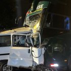 El choque fue frontal. Aún se investigan las causas del siniestro.