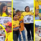 Las madres llegando al Monumental para festejar su día.