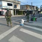 En ciertos momentos ven a los militares que patrullan por algunos sectores.