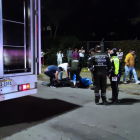 El cadáver fue levantado por miembros de Criminalística.