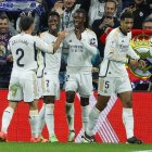 El Real Madrid  deVinicius Junior puso de fondo la canción de Los Inquietos del Vallenato, y la canción Dile se hizo mega famosa.