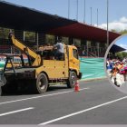 La Tribuna de Los Shyris fue construida en la década de los 70. Estuvo vallada por tres años debido a la inseguridad.