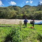 Las labores de rescate tomaron toda la mañana para lograr extraer el cuerpo de  Gabriel Verdugo Sarmiento, quien estaba desaparecido desde hace 20 días.
