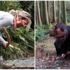 Capturas de pantalla del video donde se encuentran las mujeres librando el enojo
