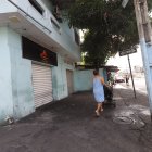 Este jueves, en el lugar donde se produjo el hecho violento quedaba aún un pedazo de la cinta policial utilizada para cerrar el paso al comedor.