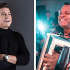 Mono Zabaleta y Omar Geles.