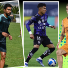 Las figuras de los equipos que va en la parte alta, Jeison Medina de Aucas, Kendry Páez de Independiente del Valle y Damián Díaz de Barcelona