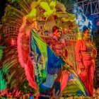 Traje ganador que participará en el Miss Universo Ecuador 2024.