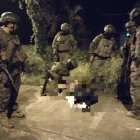 Una de las víctimas logró huir del sitio del ataque.