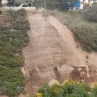 Se registró un deslizamiento de tierra en sector de Quito.