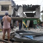 Esta mañana, el grado del daño de la explosión fue evidente