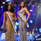 Lisbeth Juliette González Rojas, de 23 años, la nueva reina de Machala, junto a Kiara Paulina Armijos Feijoo designada como virreina.