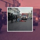 La mujer recibió un disparo en la cabeza.