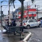 La Policía acordonó el lugar para investigaciones.