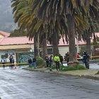 Agentes policiales se encontraban en la zona.