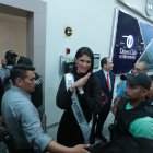 La reina de belleza llegó a Ecuador.