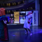 Durante la rueda de prensa se dieron varias presentaciones.