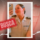 Buscan a la agente policial Allison Regina Riofrío Rivadeneira, de 21 años.