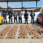 La Policía detuvo a varios sospechosos junto al cargamento.
