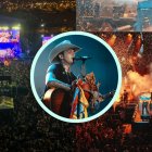 Nodal levantó la bandera ecuatoriana durante su recital en el Machala Vive 2024.