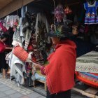 Esta localidad de Tungurahua es conocida por sus tradicionales textiles.