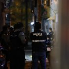 La Policía llegó al lugar a realizar las investigaciones pertinentes.