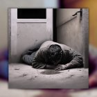 El hombre fue encontrado en el portal de su casa, en la parroquia Tumbaco, del oriente de Quito. La esposa fue detenida. (Imagen referencial)CANVA IA