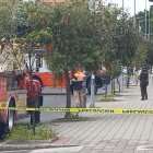 Los alrededores fueron acordonados por seguridad.