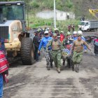 Las búsquedas se realizan todavía en la comunidad de Cebadas, provincia de Chimborazo.