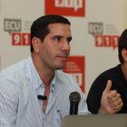 Ministro de Energía, Roberto Luque, en rueda de prensa.