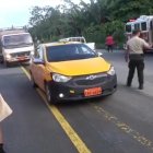 El tráfico vehicular duró varios minutos a consencuencia del accidente.