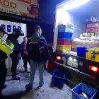 En una vulcanizadora vendían pescado.