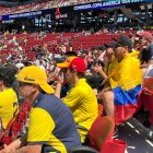 La derrota de la Tri desanimó a los ecuatorianos que se dieron cita en el estadio.