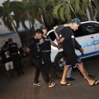 Los detenidos fueron presentados por la Policía Nacional