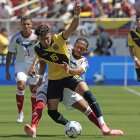 Jeremy Sarmiento hizo el gol de Ecuador.