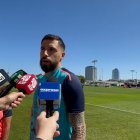 Hernán Galíndez habló sobre Ecuador ante los medios.