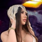 La modelo quiteña Andrea Nicole Peñaherrera falleció en un accidente de tránsito en Manta, Manabí, la madrugada del 23 de junio de 2024.